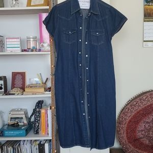 Full snap button dress